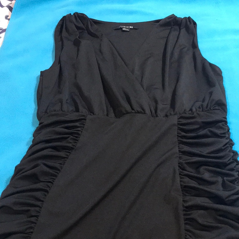 Ruched sides dress
